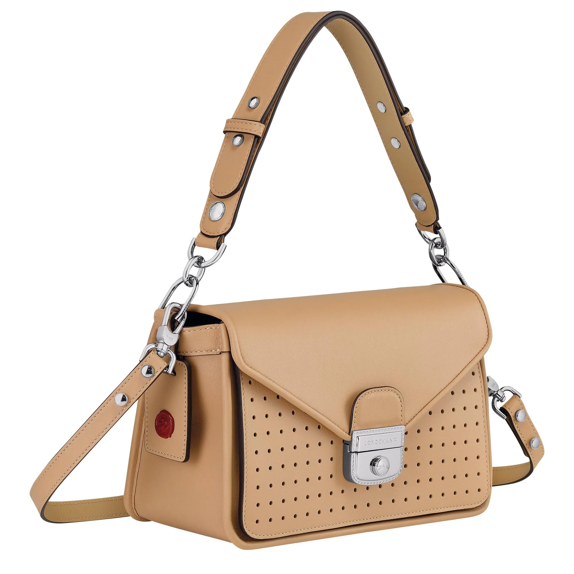 Mademoiselle Longchamp Crossbody Bag - Beige