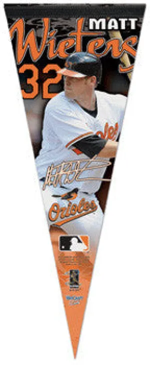 Matt Wieters "Signature" Premium Felt Pennant (LE /2010) - Wincraft