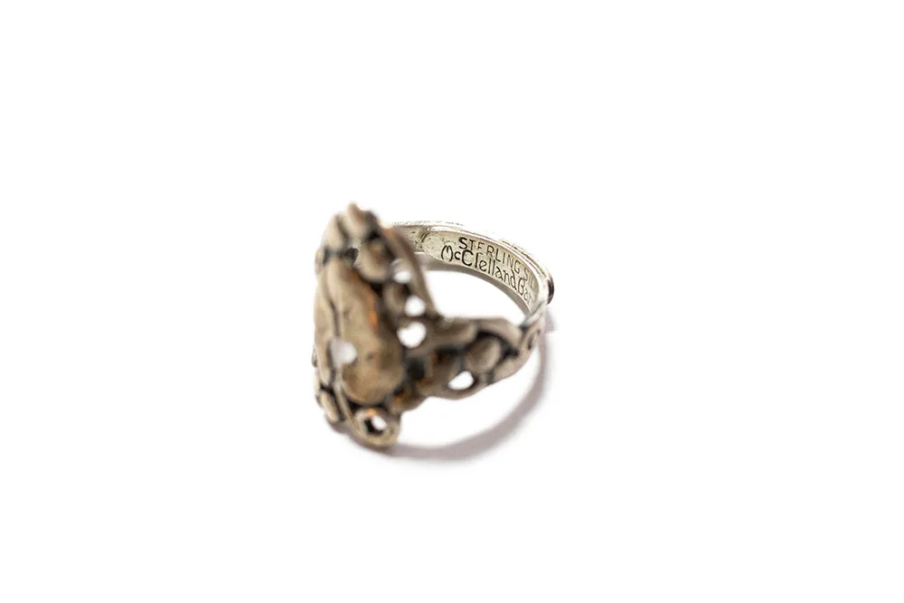 McCLELLAND BARCLAY Sterling Silver Leaf Ring