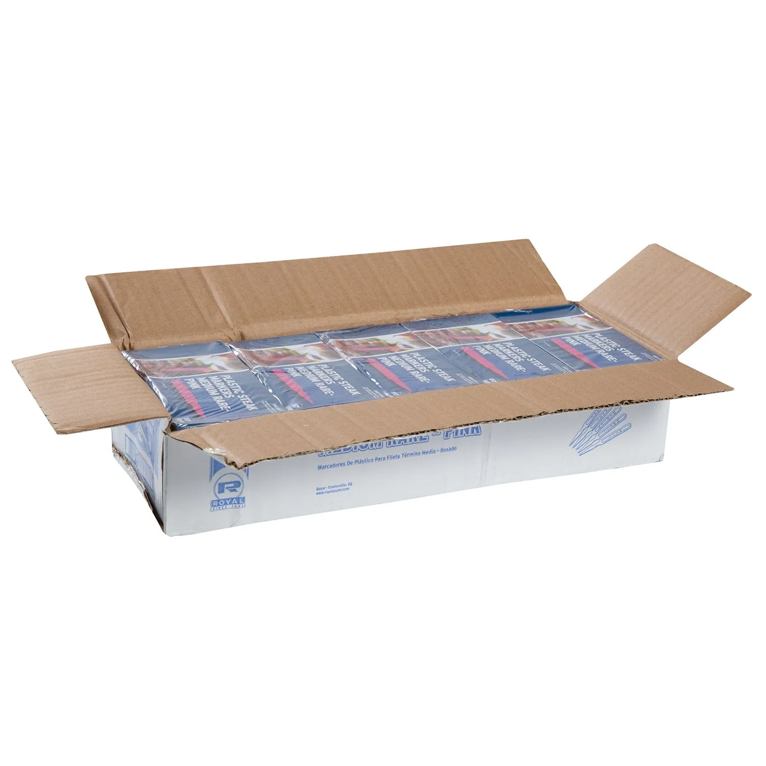 Medium Rare Steak Markers-Pink, Case of 5,000