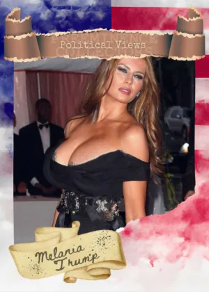 Melania Trump Political views trading card 1/1