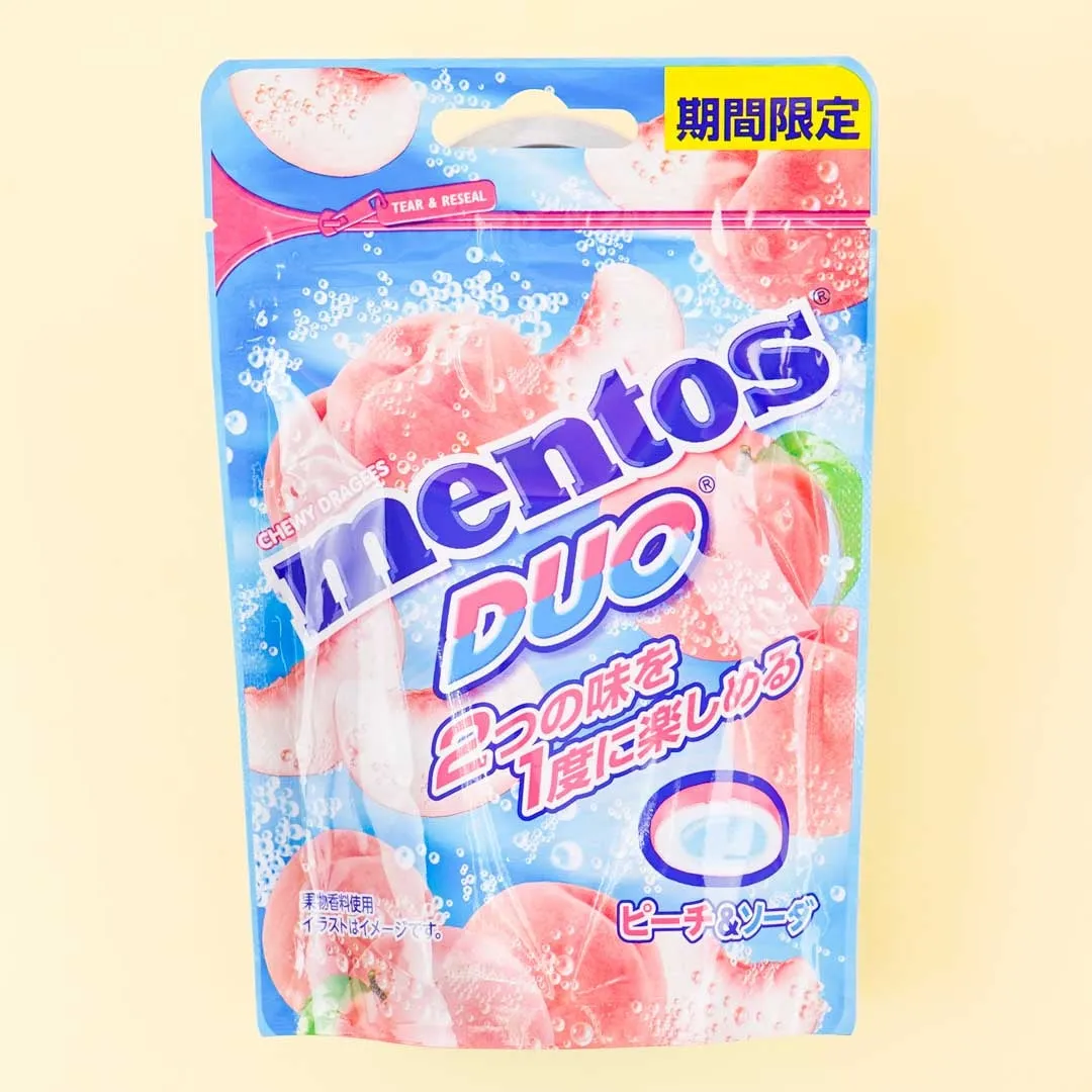 Mentos DUO Candy - Peach & Soda