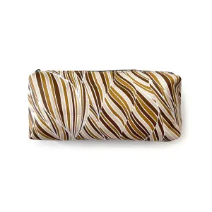 MIBA MINI LEATHER BAG / Mustard Leaf Pattern