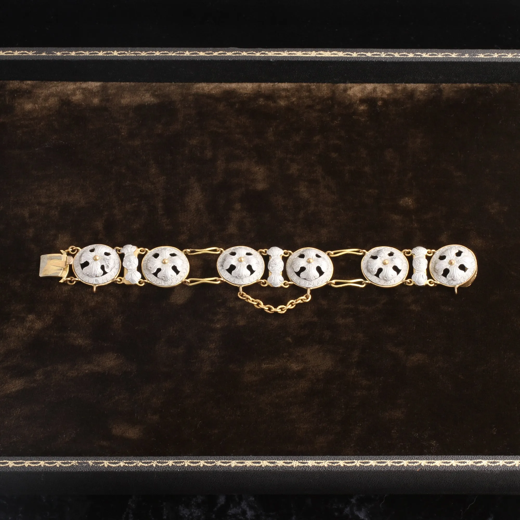 Mid Victorian Aluminum Bracelet