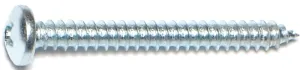 Midwest Fastener 03244 Screw, #8 Thread, Coarse Thread, Pan Head, Phillips Drive, Self-Tapping, Sharp Point, Steel, Zinc, 100/PK :BX100: QUANTITY: 1