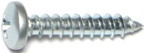 Midwest Fastener 03250 Screw, #10 Thread, Coarse Thread, Pan Head, Phillips Drive, Self-Tapping, Sharp Point, Steel, 100/PK :BX100: QUANTITY: 1