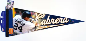 Miguel Cabrera Detroit Tigers Premium Felt Collector's Pennant (LE /2010) - Wincraft