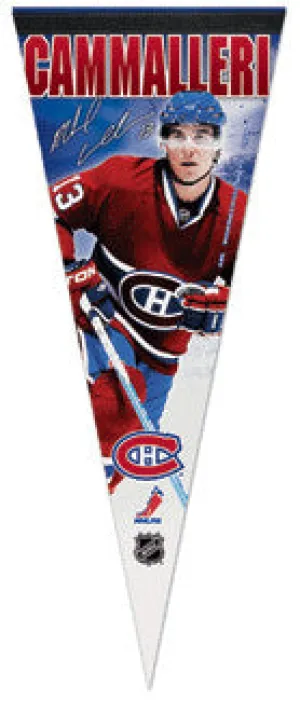 Mike Cammalleri "Signature" Premium Felt Pennant L.E. /2,009