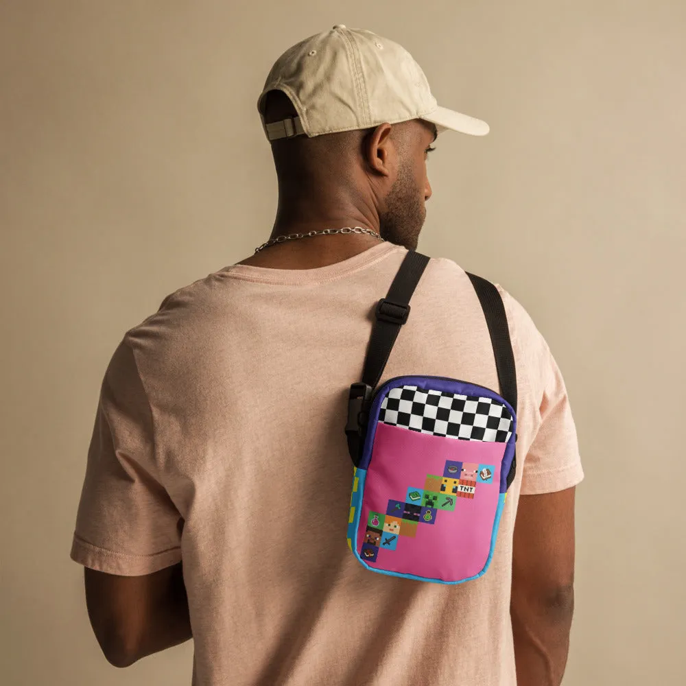 Minecraft Color Block Crossbody Bag