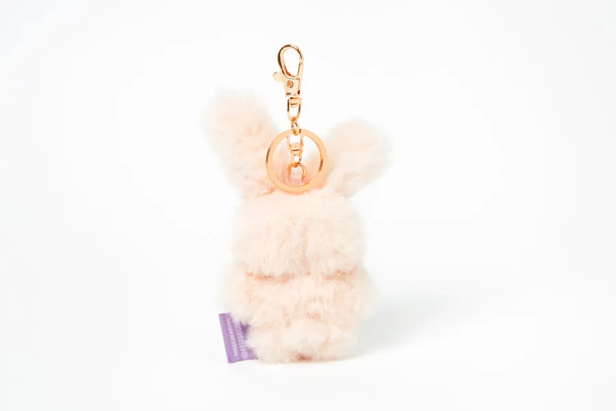 MINI KEYRING WIRE EARS PINK RABBIT