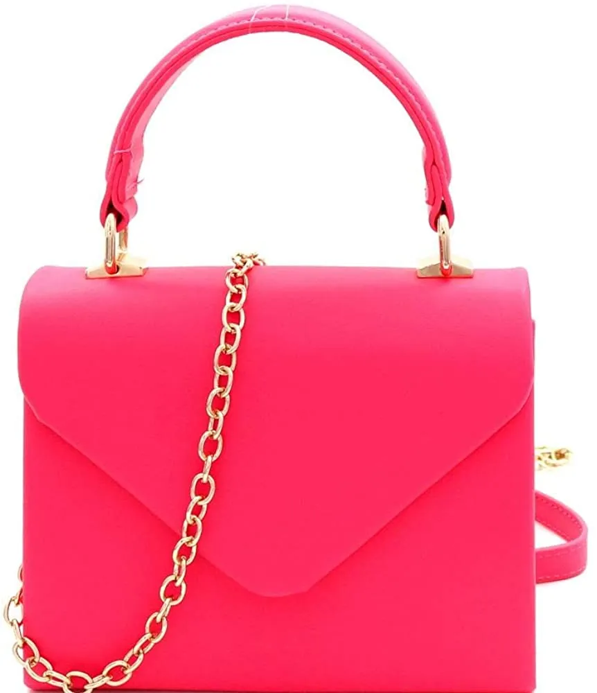 Mini Retro Glossy Crocodile Burgundy Box Flap leather Satchel Crossbody Handbag