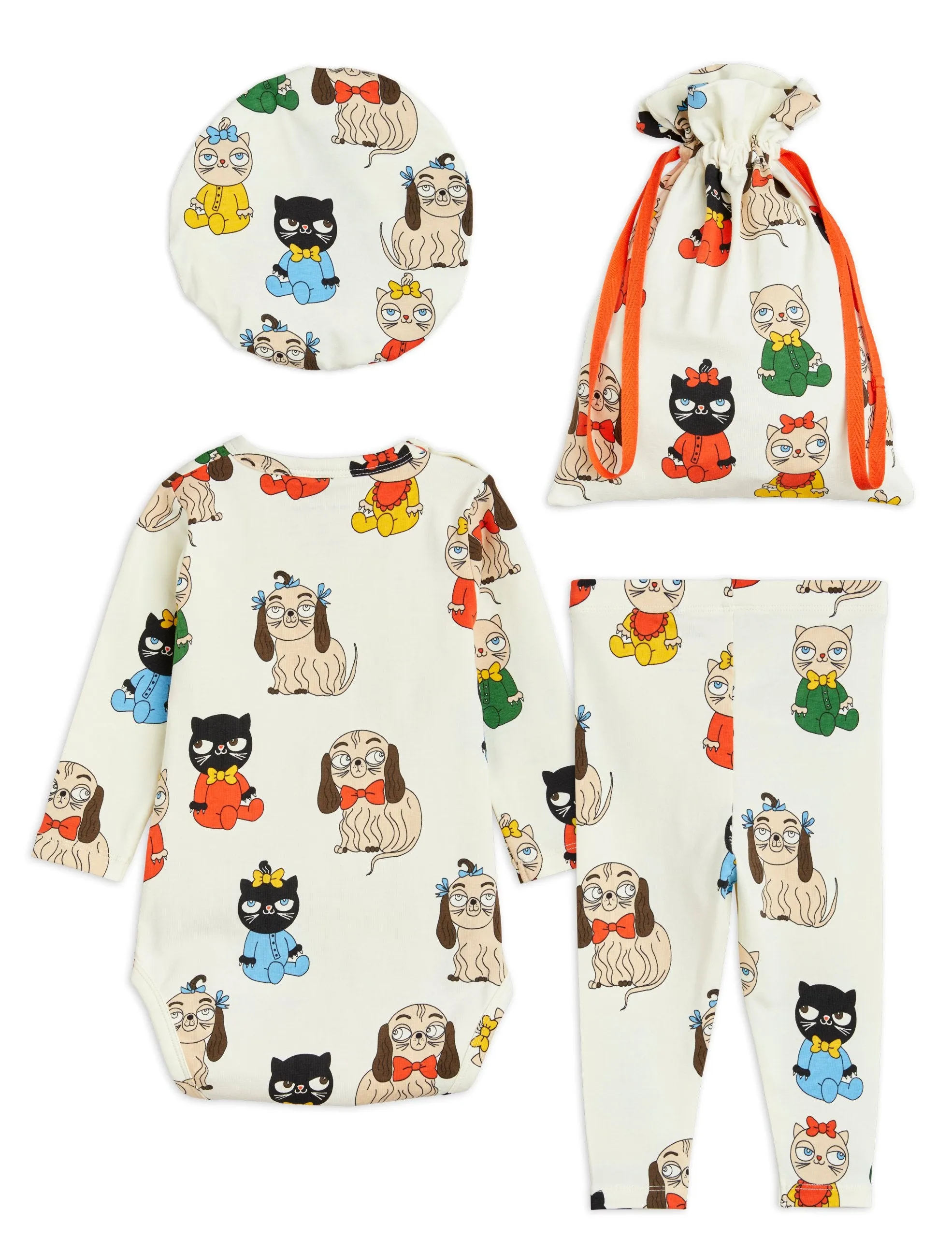 Mini Rodini Minibabies AOP Baby Kit