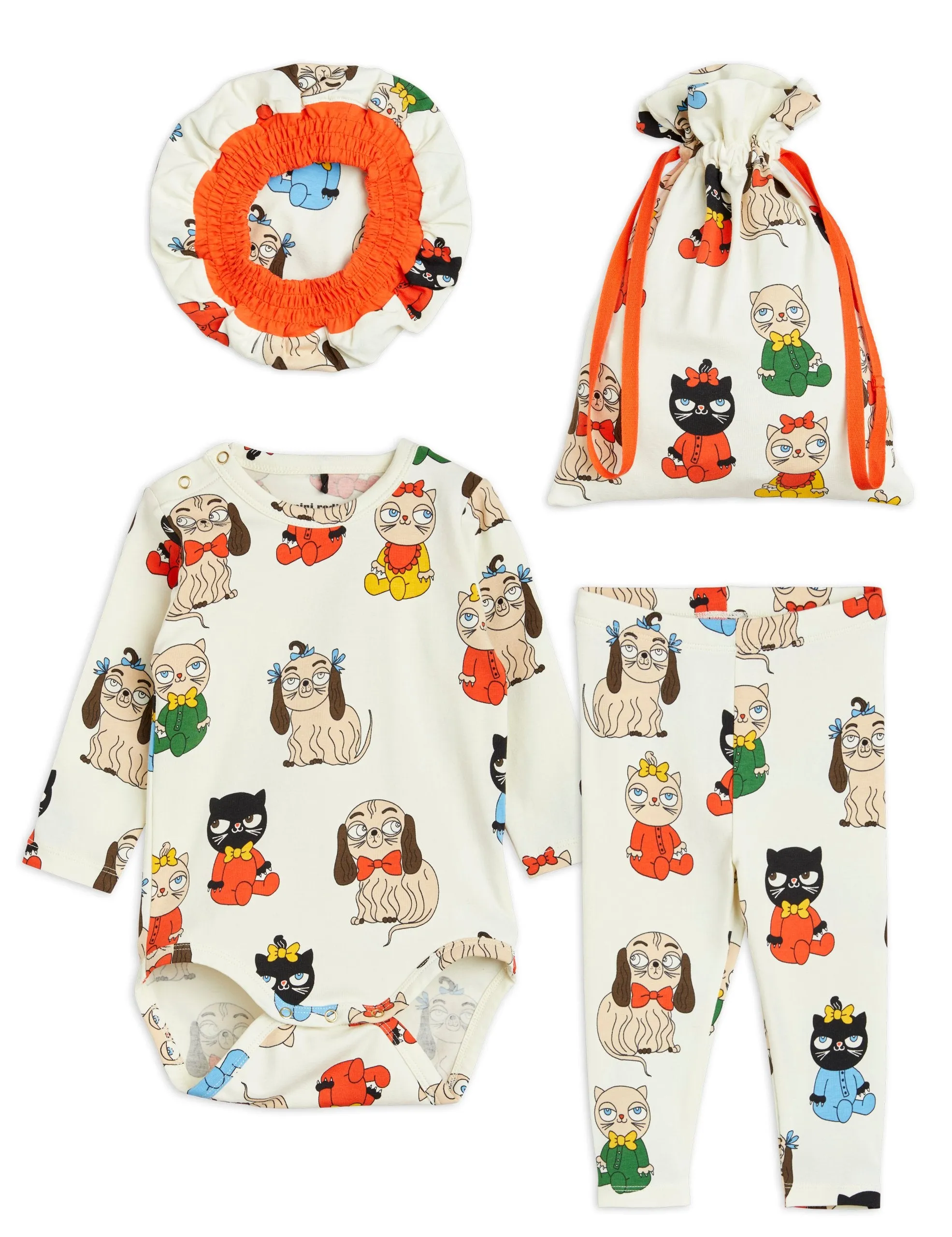 Mini Rodini Minibabies AOP Baby Kit