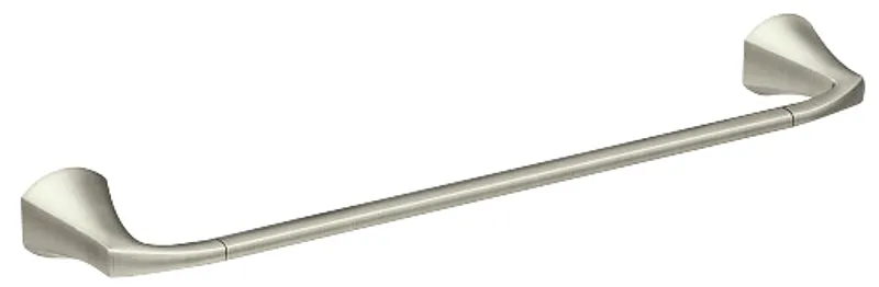 Moen Lindor MY8718BN Towel Bar, 18 in L Rod, Brass/Zinc, Brushed Nickel, Wall Mounting :CD  1: QUANTITY: 1
