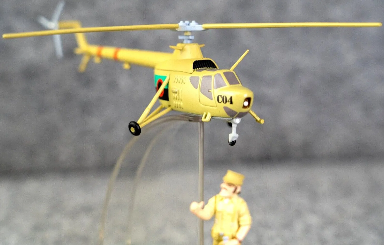 MOULINSART TINTIN Plane 29542 Army Helicopter: Picaros Hachette Avion #22