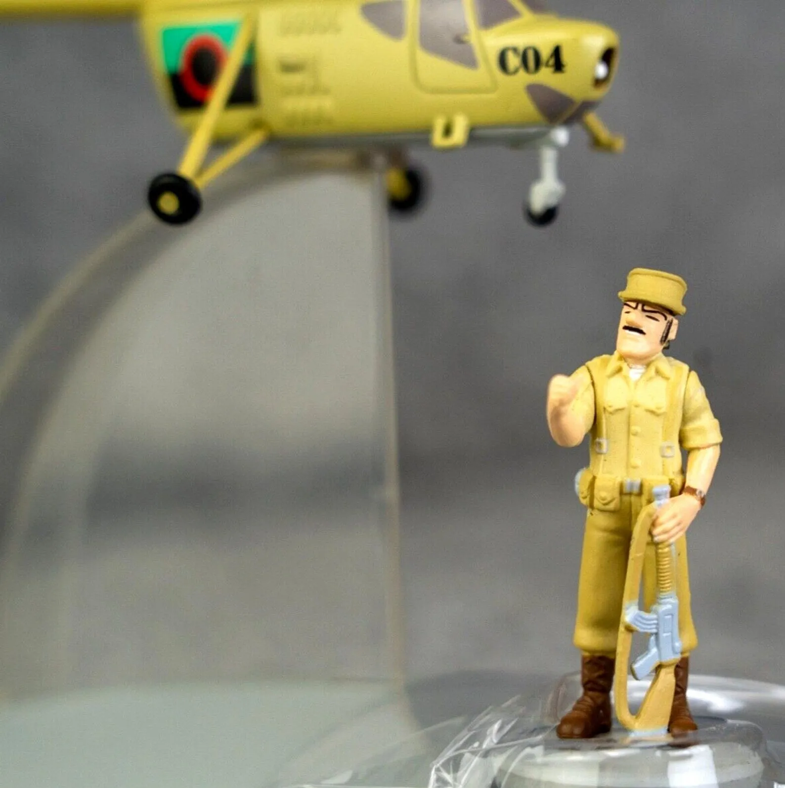 MOULINSART TINTIN Plane 29542 Army Helicopter: Picaros Hachette Avion #22