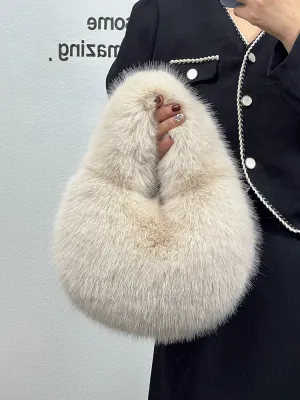 MQTIME  - Myleah Faux Fur Handbag