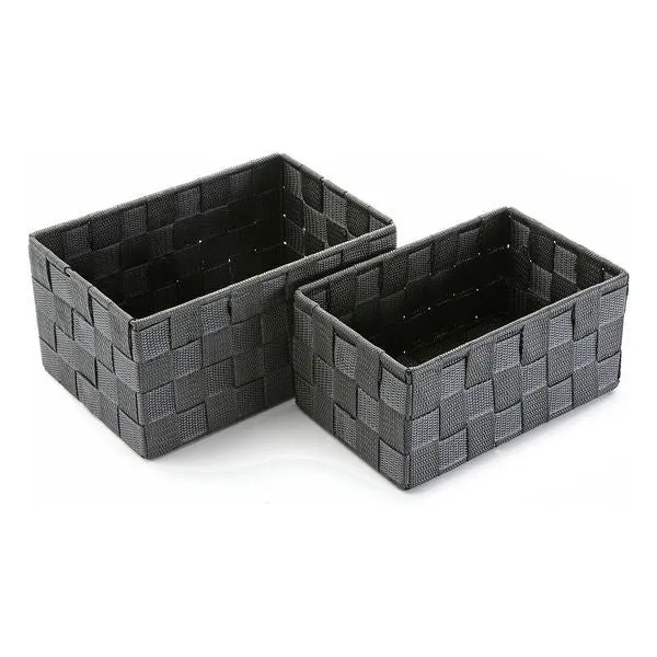 Multi-purpose basket Grey (2 Pieces)