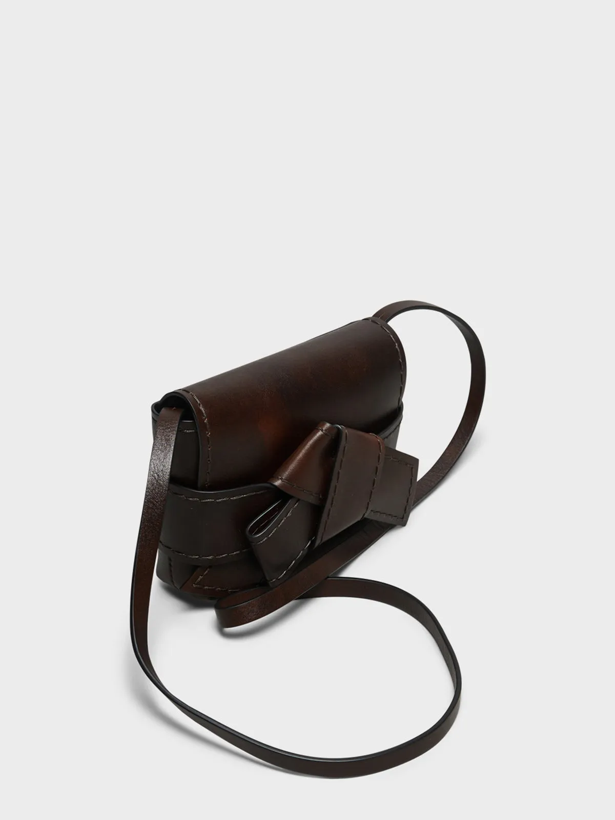 Musubi Mini Crossbody Bag in Dark Brown