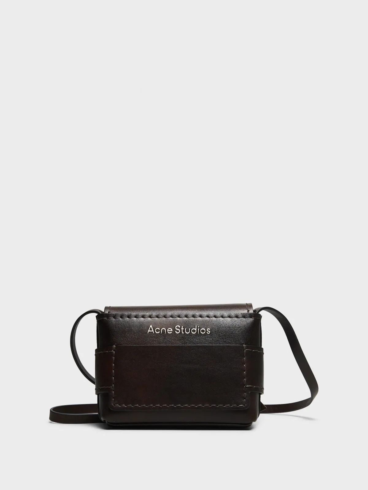 Musubi Mini Crossbody Bag in Dark Brown