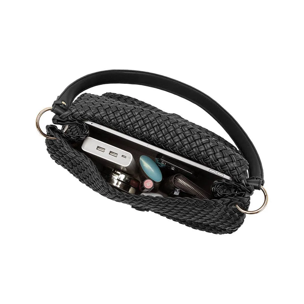 Natalia Recycled Vegan Shoulder Bag Olive
