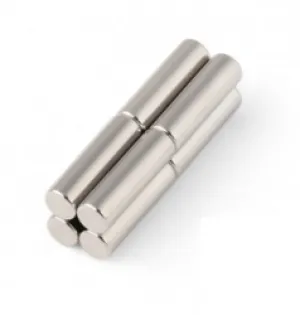 Neodymium Cylinder Magnet - 6.35mm x 20mm | N42