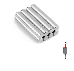 Neodymium Cylinder Magnet - 8mm x 40mm | N45