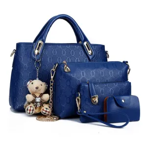 New Arrival Elegant, Stylish Ladies Bag Set2  PU Leather  On Sale (XNB3)