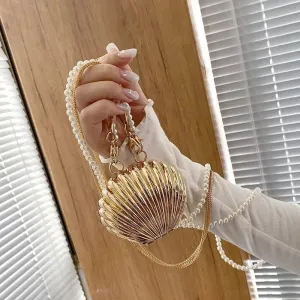 New Summer Lipstick Bags for Women Fashion Pearl Mini Purse