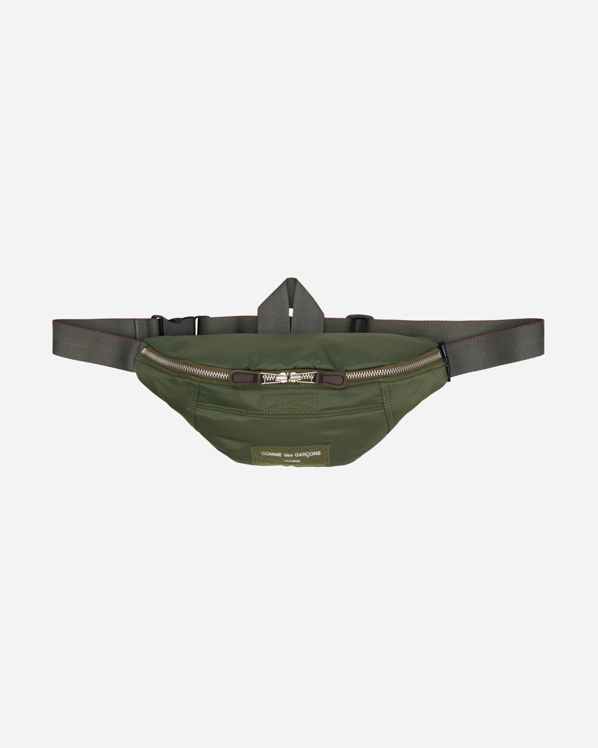 Nylon Twill Crossbody Bag Green