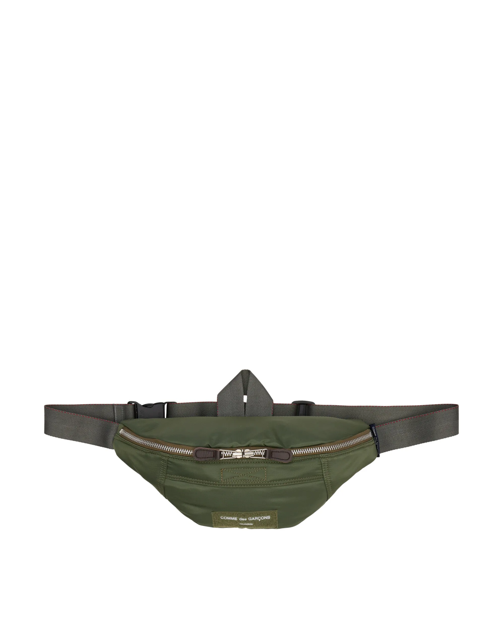 Nylon Twill Crossbody Bag Green