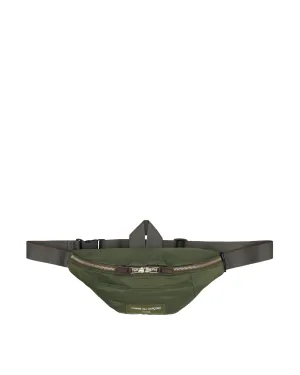 Nylon Twill Crossbody Bag Green