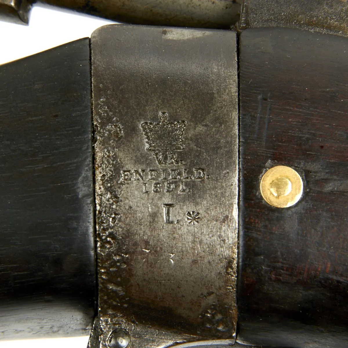 Original British P-1888 Lee-Metford MK.1* Magazine .303 Rifle with Bayonet and Scabbard- Dated 1891