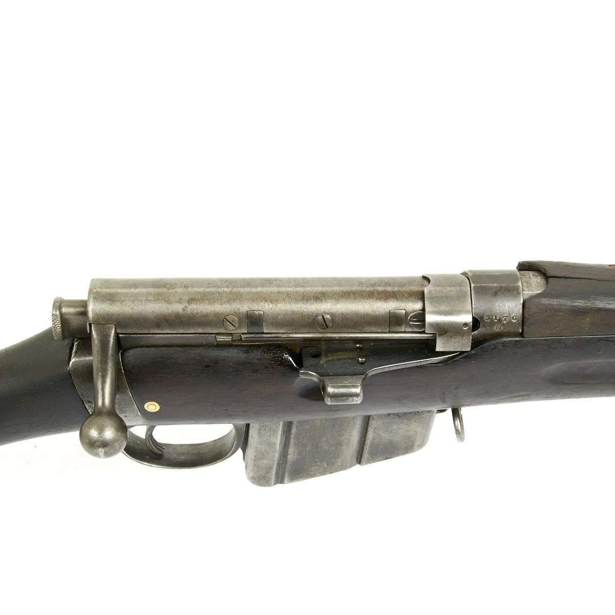 Original British P-1888 Lee-Metford MK.1* Magazine .303 Rifle with Bayonet and Scabbard- Dated 1891