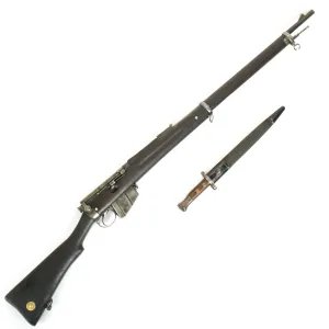 Original British P-1888 Lee-Metford MK.1* Magazine .303 Rifle with Bayonet and Scabbard- Dated 1891