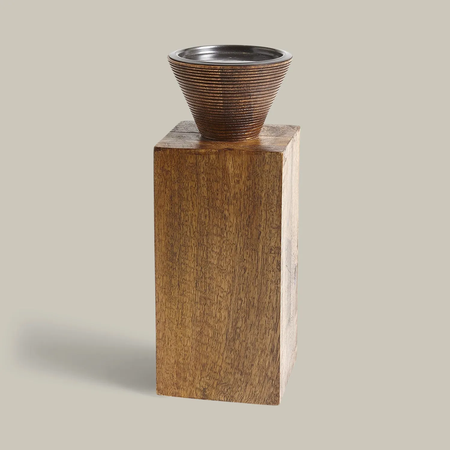 Parette, Kelle, & Turcan Pillar Candleholders