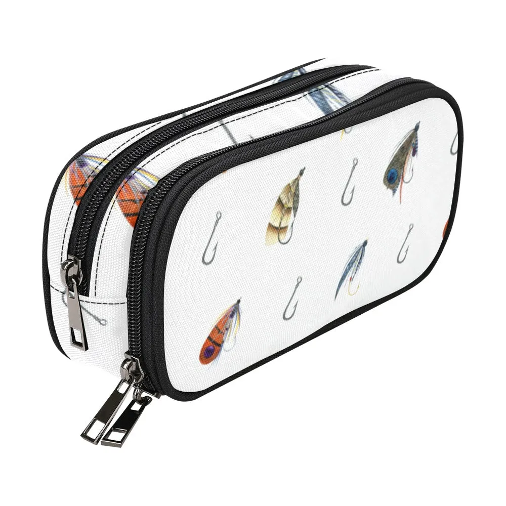 Parker White Pencil Pouch | Durable Organizer for Pens & Supplies