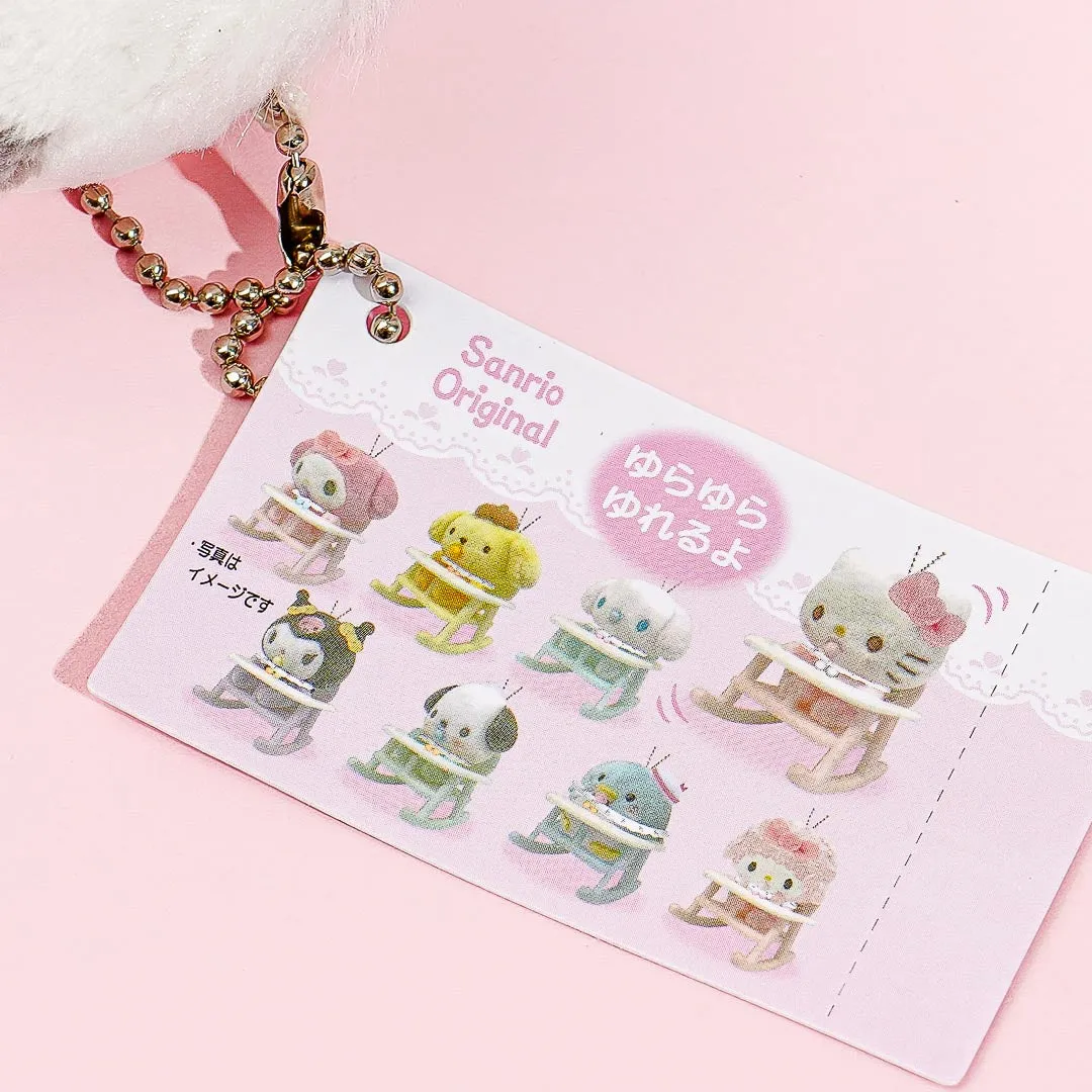 Pochacco Baby Plushie Charm With Rocking Chair