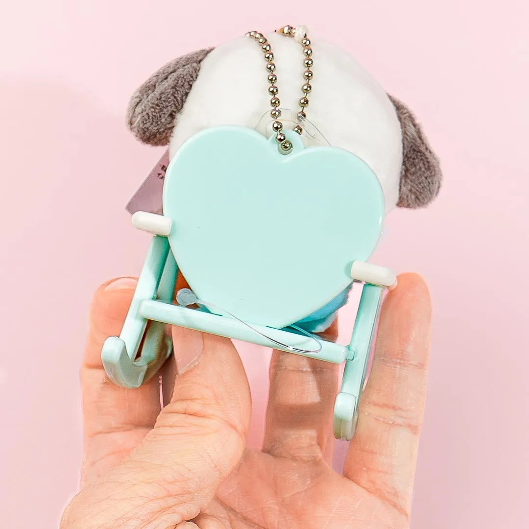 Pochacco Baby Plushie Charm With Rocking Chair