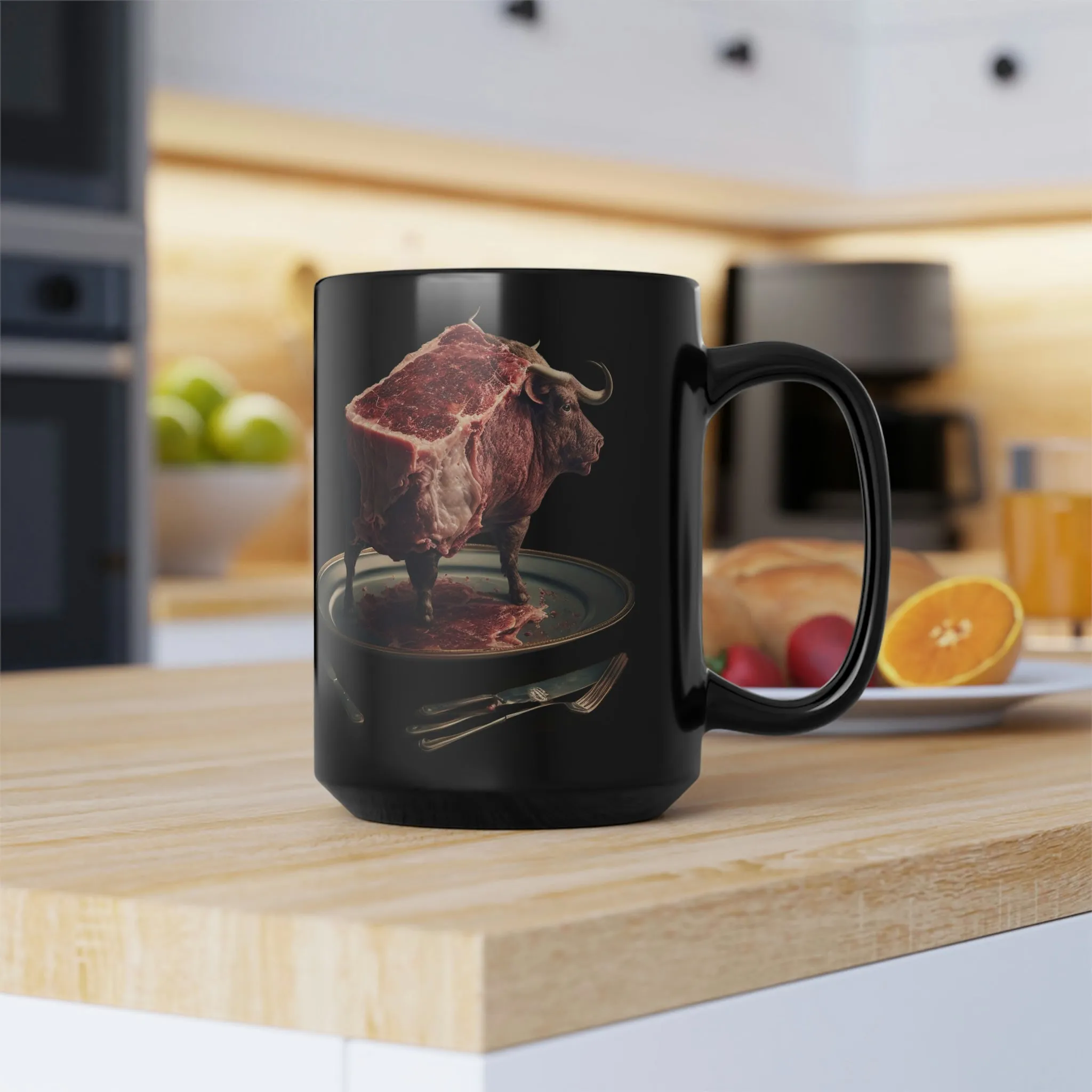 "Extra Rare" Black Mug, 15oz