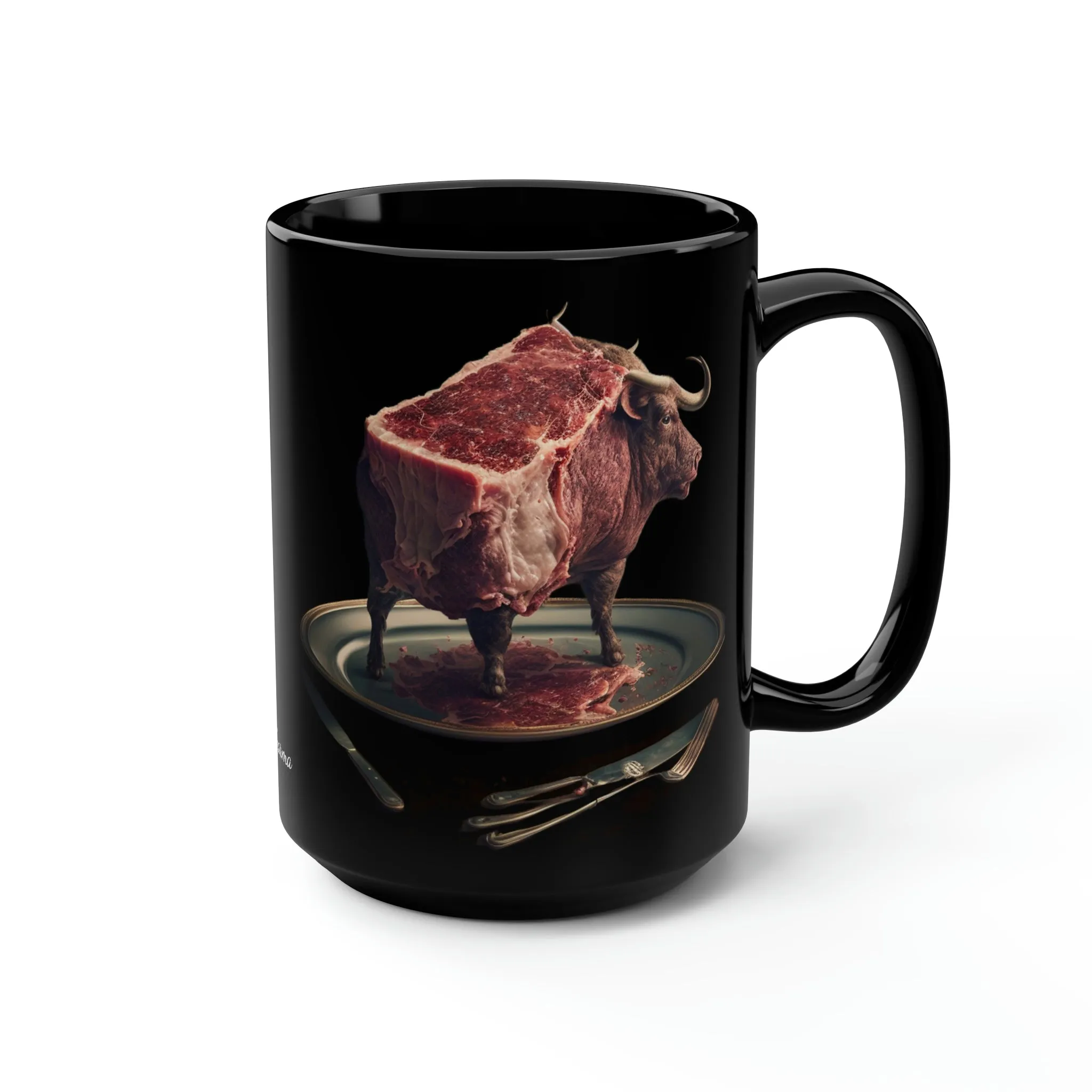 "Extra Rare" Black Mug, 15oz