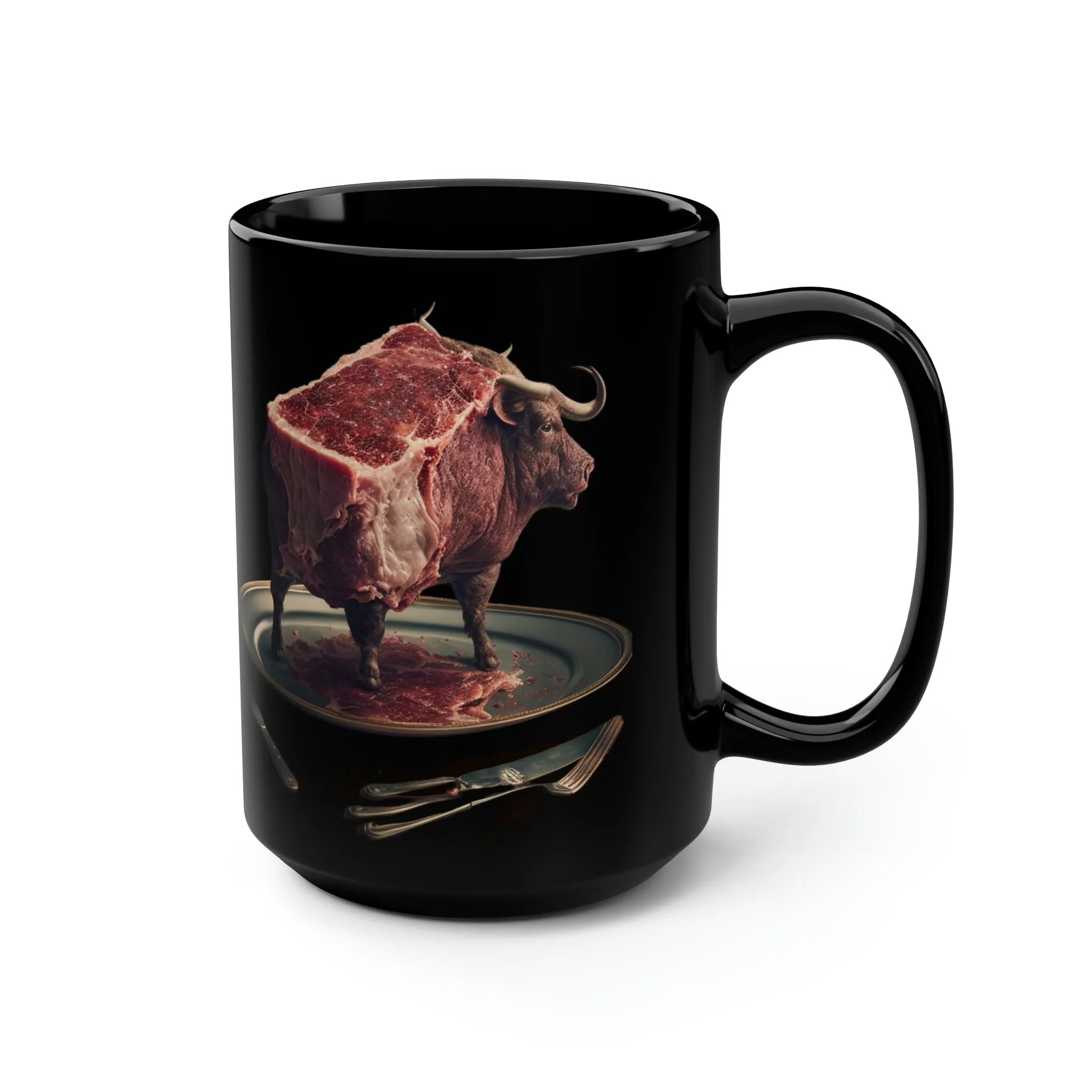 "Extra Rare" Black Mug, 15oz