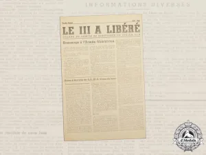 "Thank You" Letter From French Pow At Stalag 3A