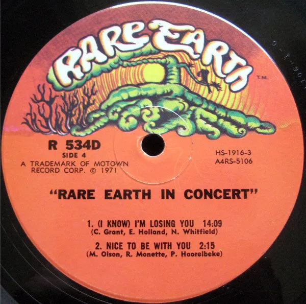 Rare Earth - Rare Earth In Concert (2xLP, Album) (VG )