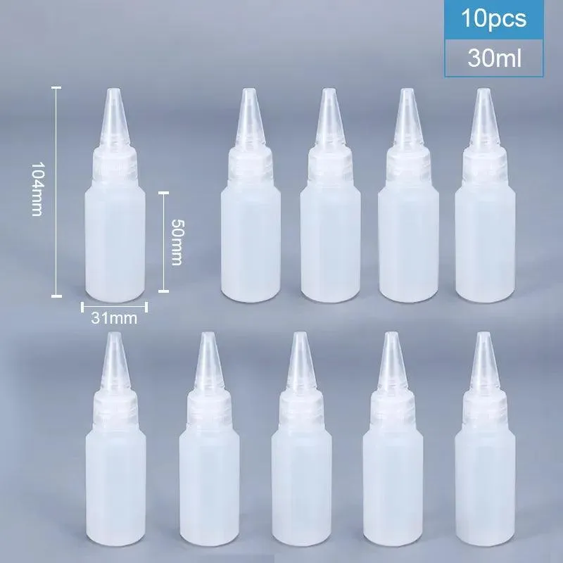 Refillable Plastic Squeeze Bottles for Sauces and Crafts: Leak-Proof, Multi-Purpose Solution