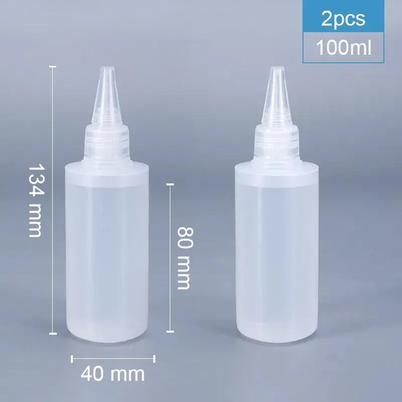 Refillable Plastic Squeeze Bottles for Sauces and Crafts: Leak-Proof, Multi-Purpose Solution