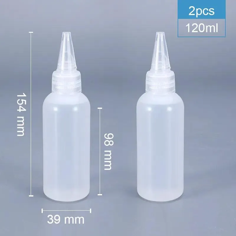 Refillable Plastic Squeeze Bottles for Sauces and Crafts: Leak-Proof, Multi-Purpose Solution