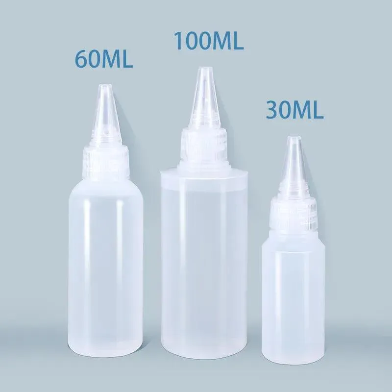 Refillable Plastic Squeeze Bottles for Sauces and Crafts: Leak-Proof, Multi-Purpose Solution