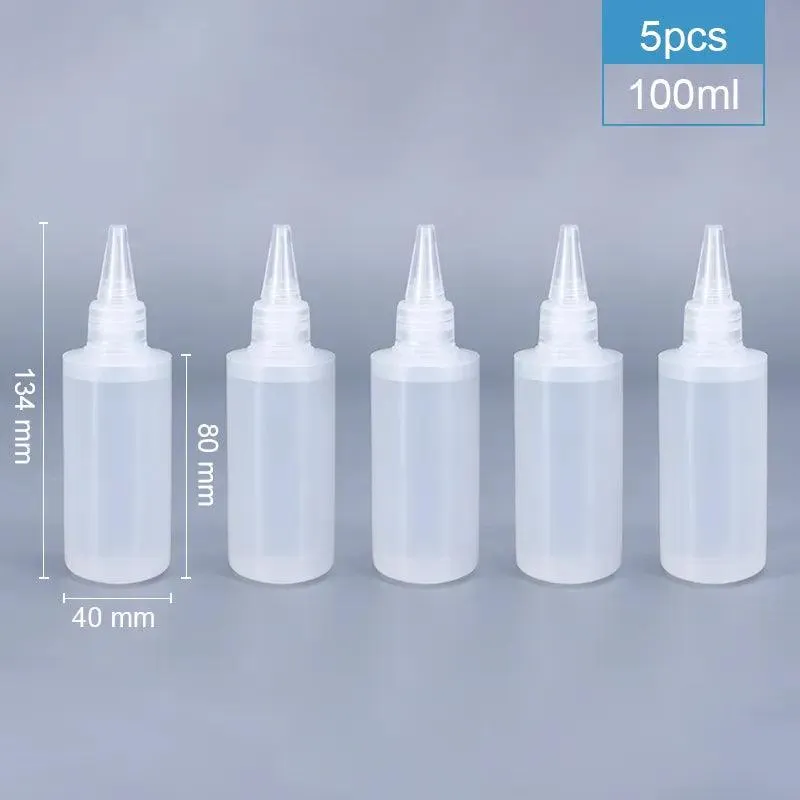 Refillable Plastic Squeeze Bottles for Sauces and Crafts: Leak-Proof, Multi-Purpose Solution