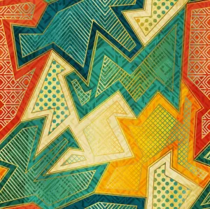 Retro Art 50's & 60's Pattern